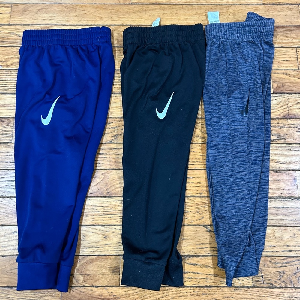 Nike Kids' Sweatpants Trio - Navy, Black, Charcoal
